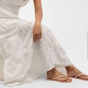 Stuart Weitzman Goldie Pearl Stud Jelly Thong Sandals Flip-Flop In Poudre Pink 5